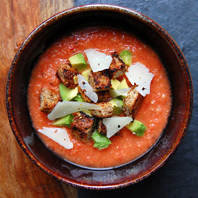 Gazpacho, egy recept 74 fényképek a helyszínen - a plakát-élelmiszeripari