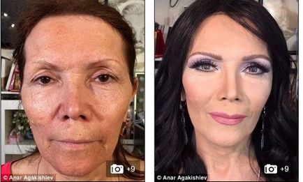 Georgian make-up artist face minuni de make-up (8 fotografii)