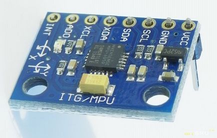 Gy-521 - modul cu giroscop, accelerometru și termometru mpu-6050 pentru arduino