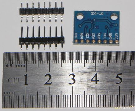 Gy-521 - modul cu giroscop, accelerometru și termometru mpu-6050 pentru arduino