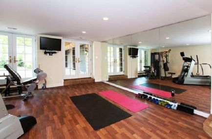 Idei pentru sălile de gimnastică acasă, care vor crea o atmosferă sănătoasă în casă