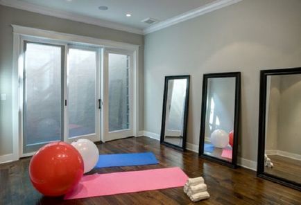 Idei pentru sălile de gimnastică acasă, care vor crea o atmosferă sănătoasă în casă