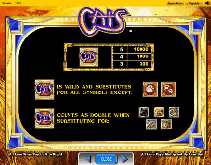 Slot machine pisici - pisici din igt