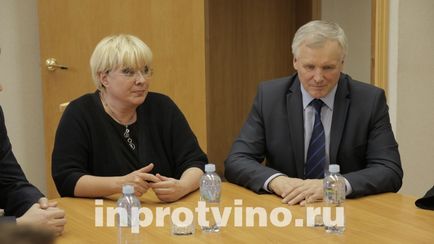 Ilona Bronevitsky találkozott a menedzsment és az adminisztráció zoozaschitniki Protvino