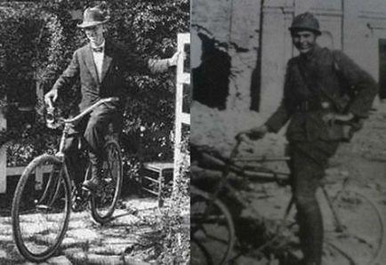 Personalități istorice și biciclete