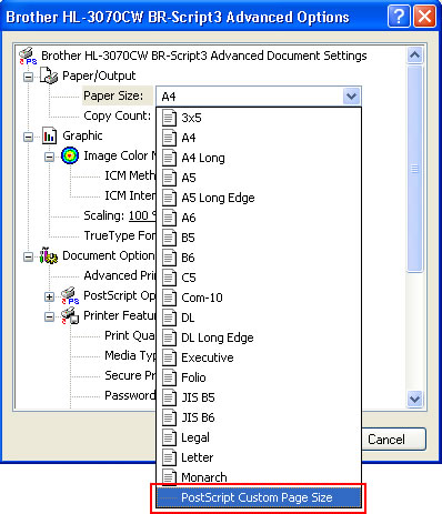 Schimbați dimensiunea implicită a hârtiei și tipul de suport media în aplicațiile Windows