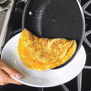Főzni egy omlettet kefir