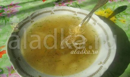 Főzni leves babbal, vagy bab recept egy fotó
