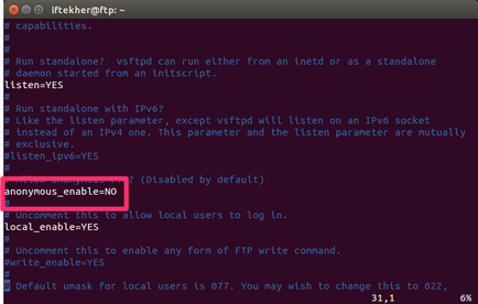 Як встановити і налаштувати ftp-сервера в ubuntu