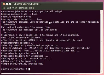 Cum se instalează și se configurează serverul ftp pe ubuntu