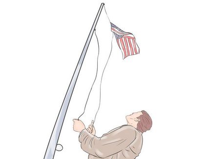 Hogyan, hogy tartsák tiszteletben az amerikai zászlót - vripmaster