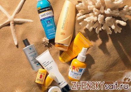 Cum să protejeze pielea de soare și praf în timpul verii, creme și produse cosmetice
