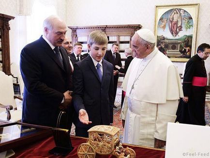 Trump fiai és Lukasenko, mint egy élő, amit nem esik