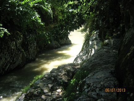 Canyon - porți dracului - în orașul gazdă din Sochi