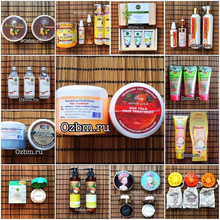 Cosmetice din Thailanda - pentru față, cosmetice thailandeze, vânzarea de produse cosmetice naturale din Thailanda