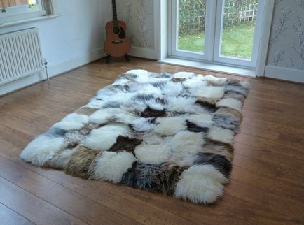 Szőnyeg-bőr belső, divatos és nagyon kényelmes! 100 fotó (skin-rug) Szőnyeg-bőr belső, divatos és nagyon kényelmes! 100 fotó