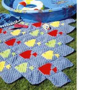 Килимки в дитячу кімнату - knits for kids