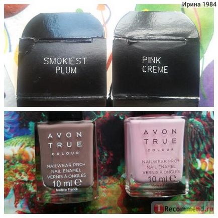 Unghii de vopsea avon color expert de culoare nailwear pro nail emanel - «07302 roz crema si