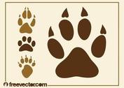 Paw picioare grafice gratuite vector - descărca 67 de fișiere