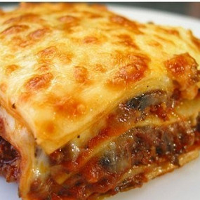 Lasagna, 110 de rețete cu fotografii de pe site-uri - panouri de mâncare