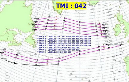 Noi zburam prin Atlantic - sistemul de piste nat ots, skynav