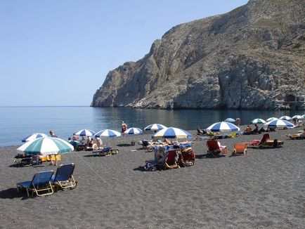 A legjobb strandok Santorini (Görögország), piros, fekete, fehér strand (strandok) A legjobb strandok Santorini (Görögország), piros, fekete, fehér strand