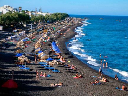 Cele mai bune plaje din Santorini, nisip alb și negru