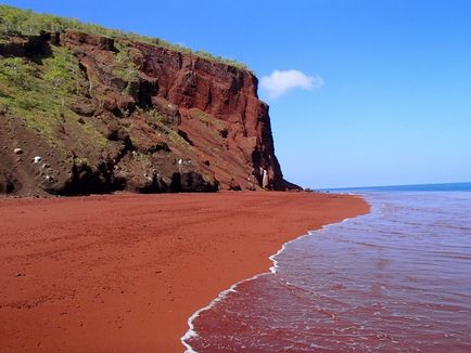 A legjobb strandok Santorini, fehér és fekete homok