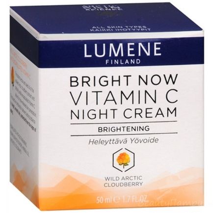 Opinia mea despre o cremă de noapte lumen lumen luminos acum vitamina c cremă de noapte