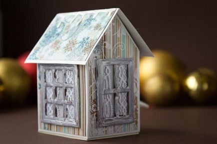 Новорічний будиночок-шкатулка - ярмарок майстрів - ручна робота, handmade