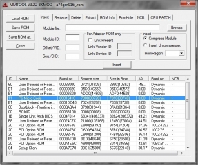 Оновлення cpu microcode в ami bios, або приклад роботи з mmtool