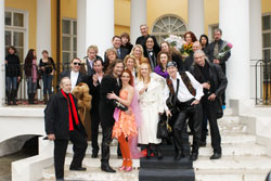 Înregistrarea oficială de ieșire a căsătoriei în palatul secolului XIX din Lublino