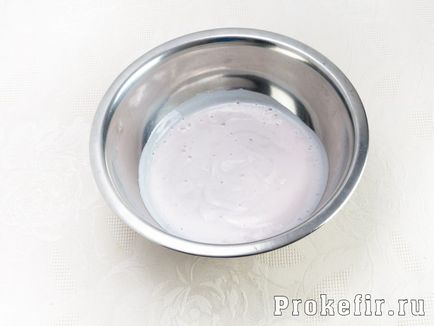 Palacsinta a joghurt buja - a recept egy fotó