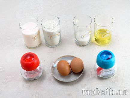 Оладки на йогурті пишні - рецепт з фото