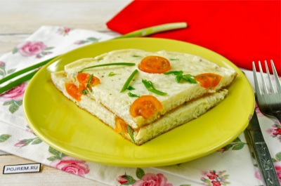 Omelet cu orez - rețetă pas cu pas cu poze cum să gătești