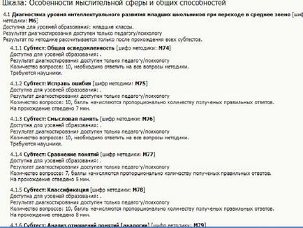 Оцінка і діагностика особистісних досягнень учнів - початкові класи, інше