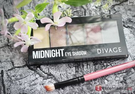 Палітра тіней для повік divage midnight - «тіні, що не наситили мою тягу до червоного