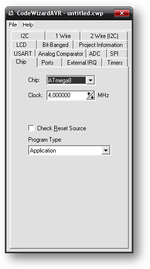 Primul proiect pentru microcontroler avr în codevisionavr