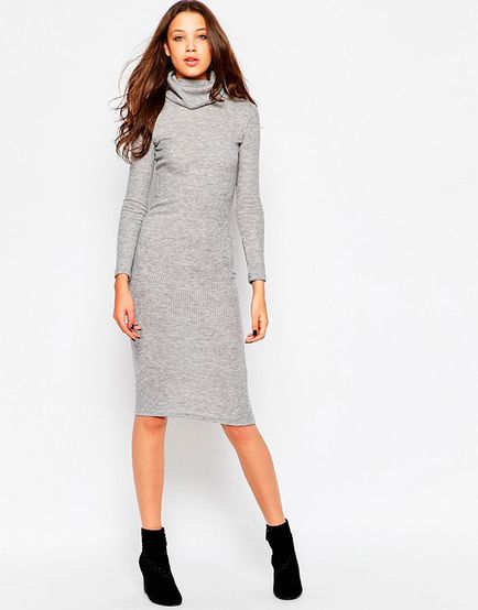 Dress-turtleneck - poze cu cele mai bune modele