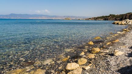 Plaja lângă băile de afrodite de pe peninsula Akamas