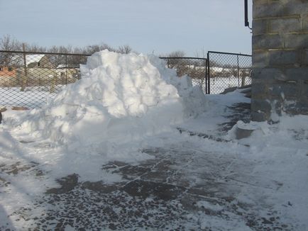 Az utolsó bejegyzés ebben az évben, a javítás hengerfej és a hó)))