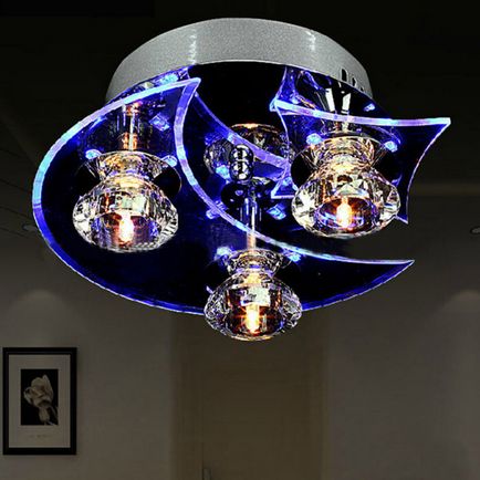 Plafonul candelabre LED pentru secretele de acasa alese