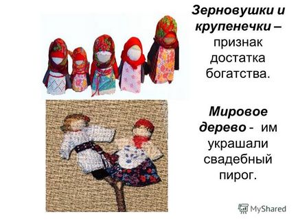 Előadás a régi, orosz babák - varázsa