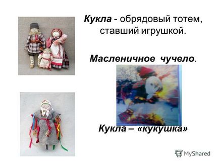 Előadás a régi, orosz babák - varázsa