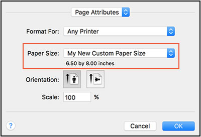 HP nyomtatók - létrehozása nem szabványos méretű papírra, helpdesk HP®