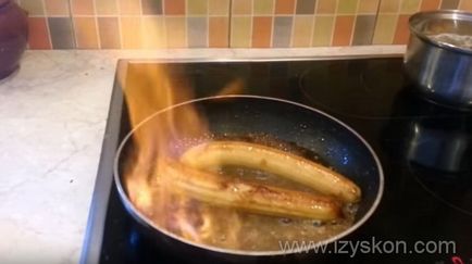 Rețeta pentru gătit banane cu flambe în casă