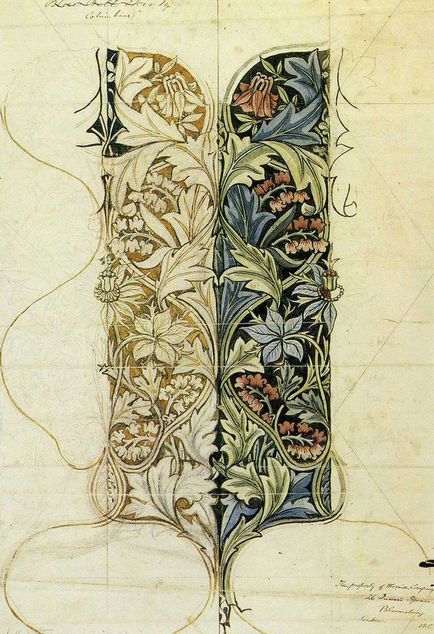 Schițe manuale de william morris și influența sa inspirată asupra creativității - echitabil de masterat - manual