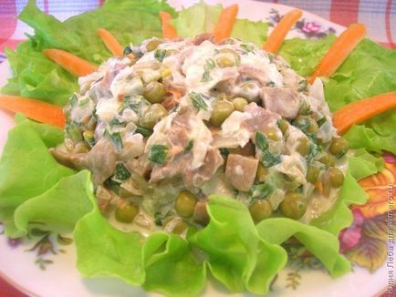 Salată rustică cu o rețetă