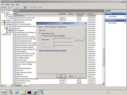 Resetarea parolei administratorului domeniului pe serverul Windows 2008, blog de khlebalin dmitriy