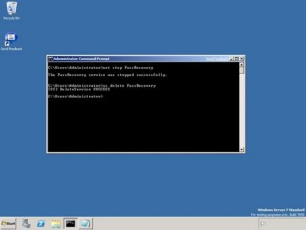 Visszaállítása tartomány rendszergazda jelszót a Windows 2008 Server, blogja khlebalin dmitriy
